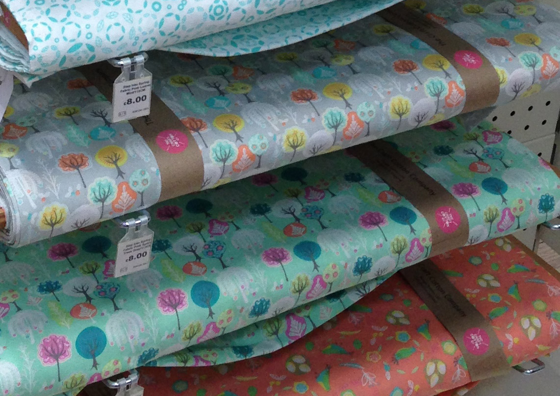 New fabric range in Hobbycraft stores NOW!!